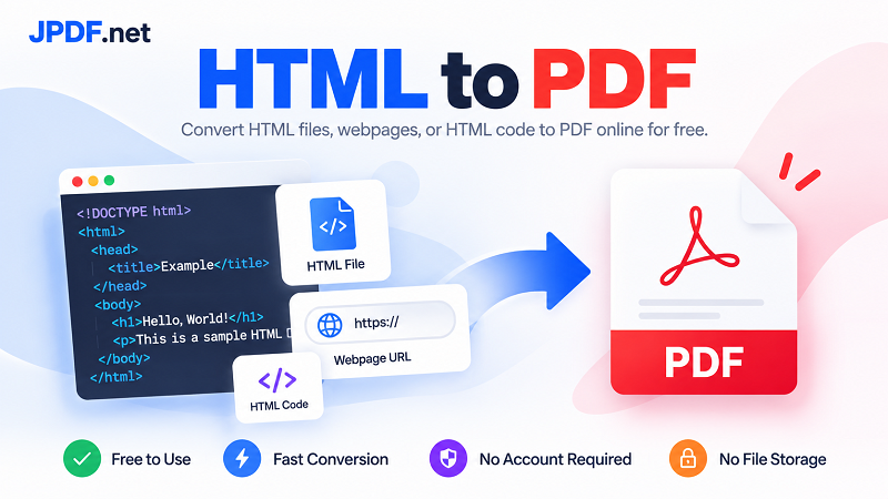 HTML سے PDF کنورٹر | jpdf.net HTML سے PDF کنورٹر | jpdf.net