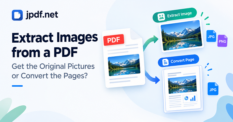 Extract Images from PDF: Original Images vs. Page Conversion