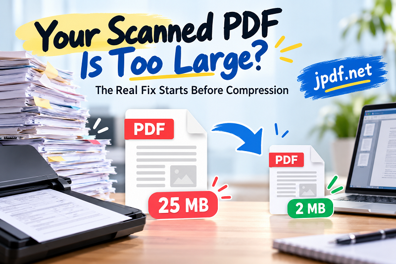 How to Reduce Scanned PDF Size Without Blurry Text
