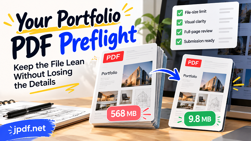Portfolio PDF Preflight: Reduce Size, Keep Quality - jpdf.net
