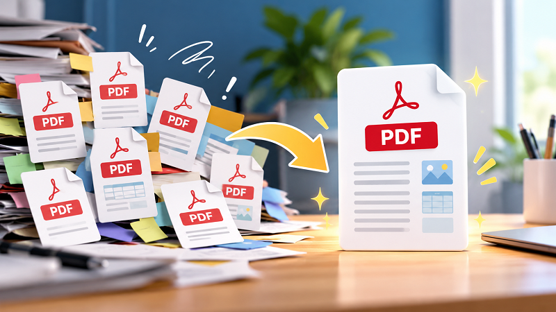 Too Many PDF Files? How to Organize Them Into One Document